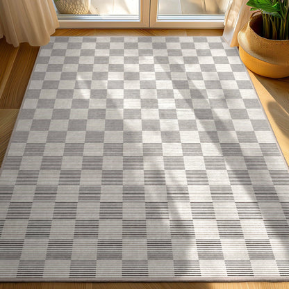 Apollo Summit Brown Geometric Flatwoven Rug – Easy Clean & Durable Well Woven
