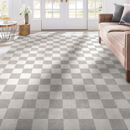 Apollo Summit Brown Geometric Flatwoven Rug – Easy Clean & Durable Well Woven