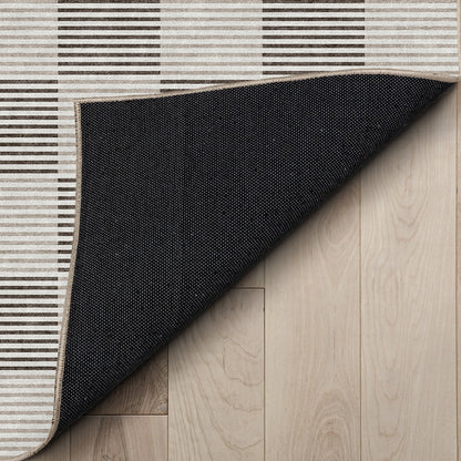 Apollo Summit Brown Geometric Flatwoven Rug – Easy Clean & Durable Well Woven