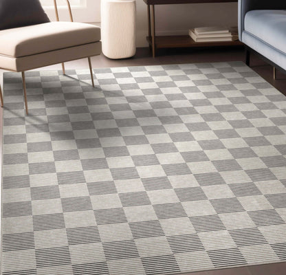 Apollo Summit Brown Geometric Flatwoven Rug – Easy Clean & Durable Well Woven