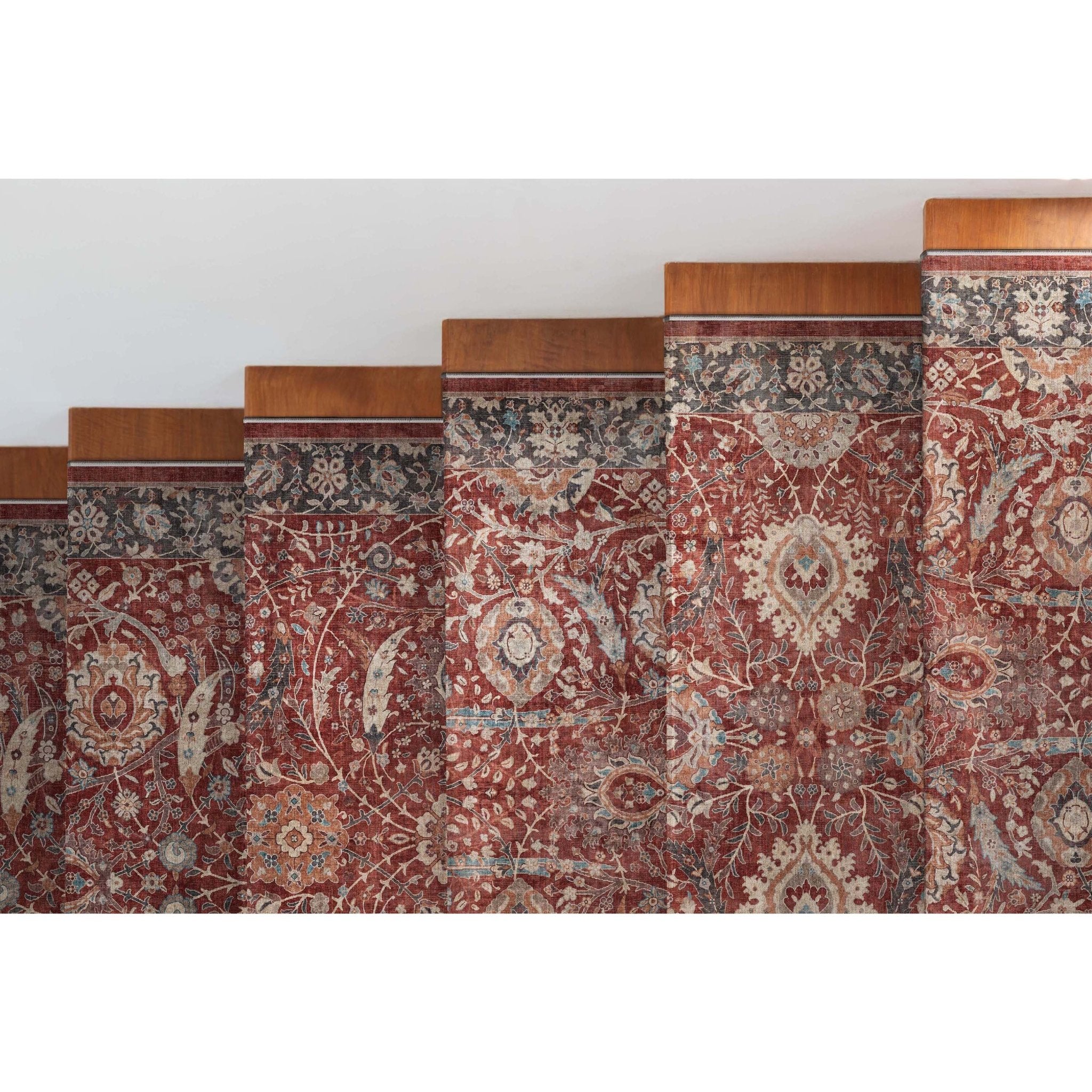 Custom Size Runner Liana Vintage Persian Oriental Red Choose Your Width x Choose Your Length Hallway Runner Rug Well Woven