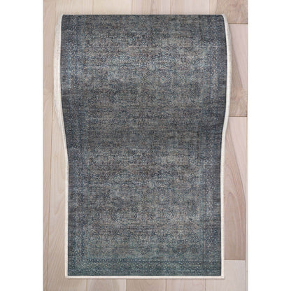 Custom Size Runner Juliette Vintage Persian Oriental Blue Choose Your Width x Choose Your Length Hallway Runner Rug Well Woven