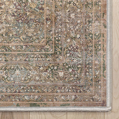 Juliette Vintage Persian Oriental Beige Flat-Weave Rug