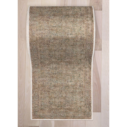 Custom Size Runner Juliette Vintage Persian Oriental Beige Choose Your Width x Choose Your Length Hallway Runner Rug Well Woven