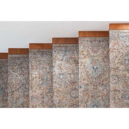 Custom Size Runner Emilia Vintage Persian Oriental Ivory Choose Your Width x Choose Your Length Hallway Runner Rug Well Woven