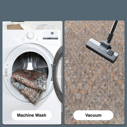 Anya Vintage Tribal Chevron Grey Flat-Weave Rug Well Woven