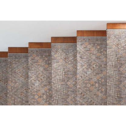 Custom Size Runner Anya Vintage Tribal Grey Choose Your Width x Choose Your Length Hallway Runner Rug Well Woven