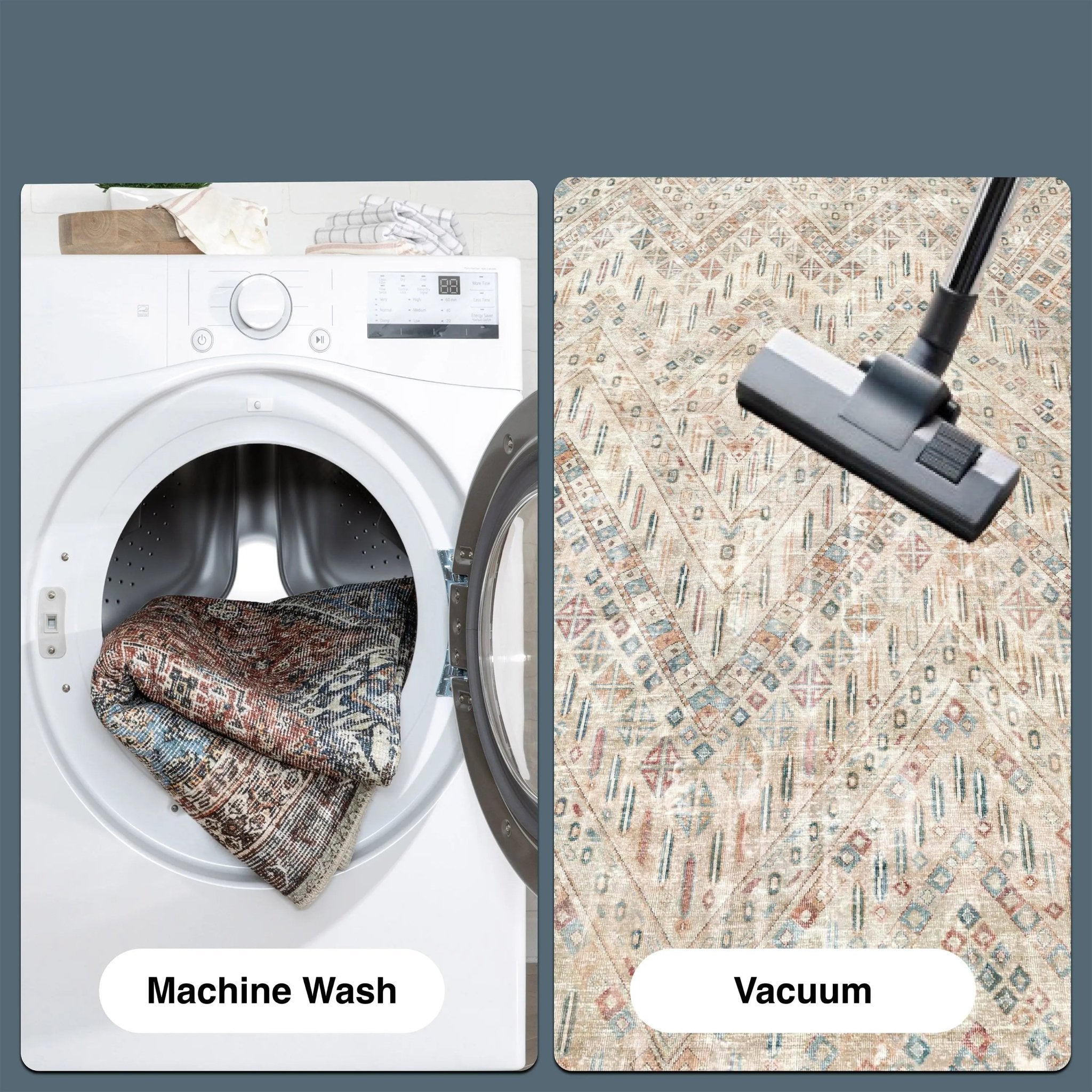 Anya Vintage Tribal Chevron Ivory Flat-Weave Rug Well Woven