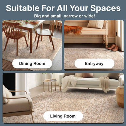 Odette Vintage Persian Oriental Flat-Weave Rug