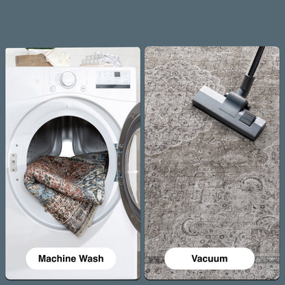 Odette Vintage Persian Oriental Flat-Weave Rug