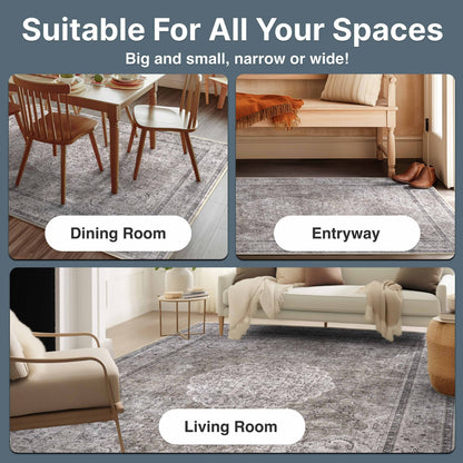 Odette Vintage Persian Oriental Flat-Weave Rug