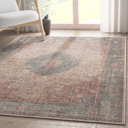 Odette Vintage Persian Oriental Flat-Weave Rug