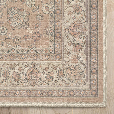 Rome Vintage Oriental Floral Flat-Weave Rug