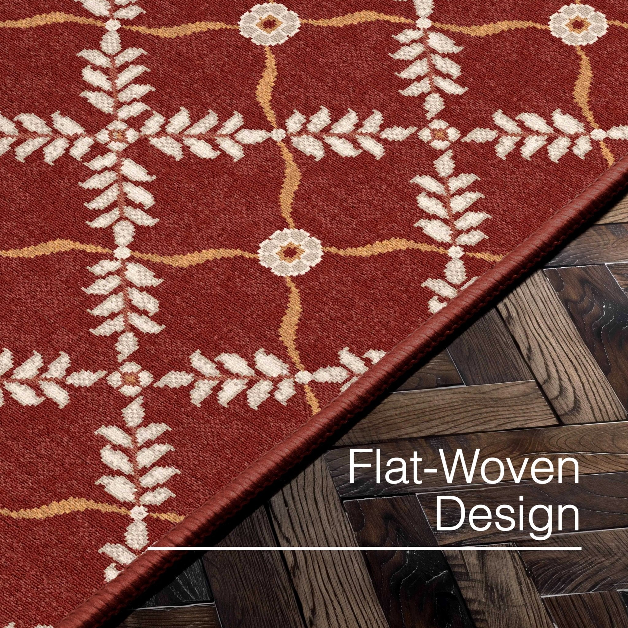 Well Woven - Aldwyn Red Custom Rug - rug details