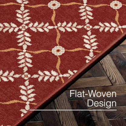 Well Woven - Aldwyn Red Custom Rug - rug details