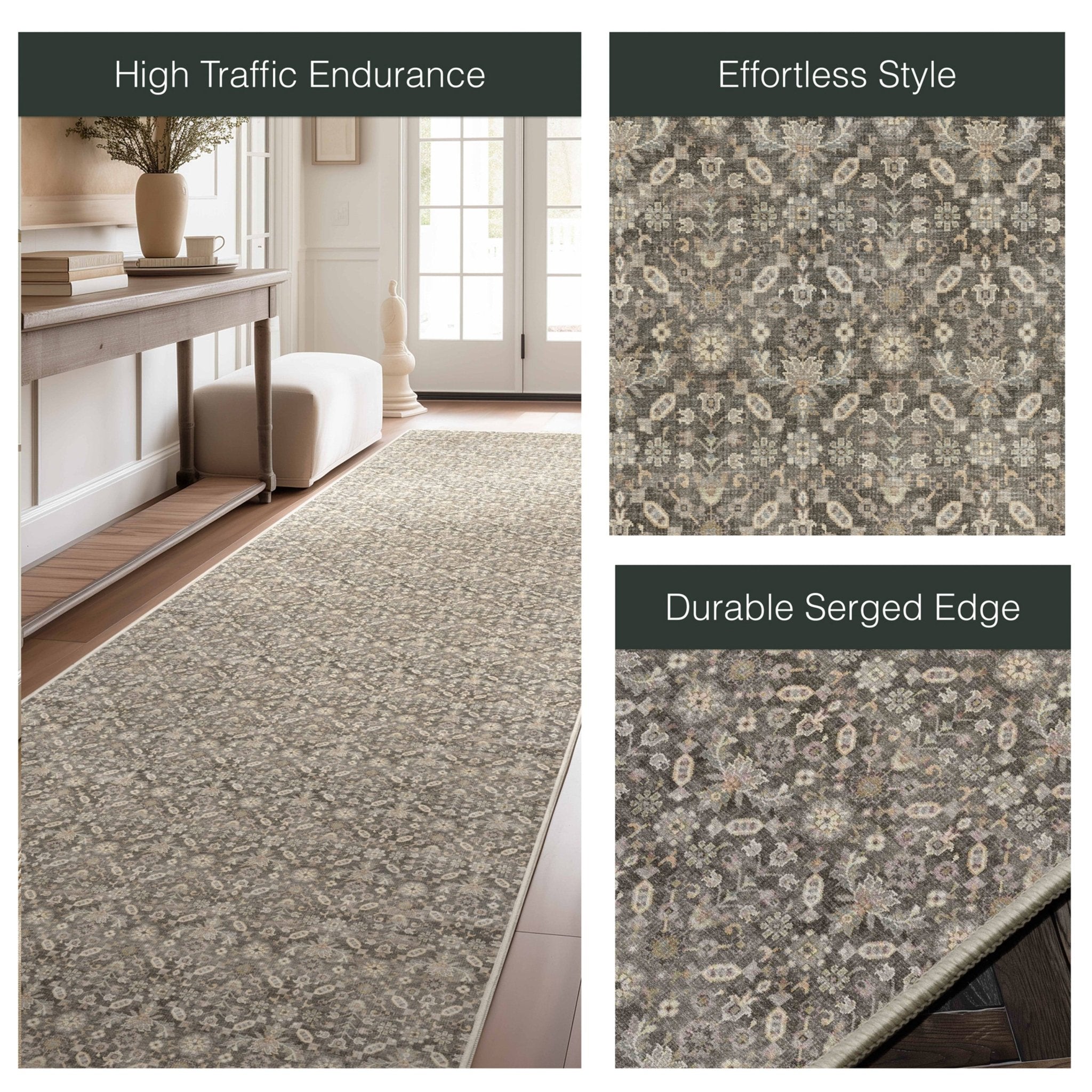 Well Woven - Beige Grey - Hilda Custom Rug