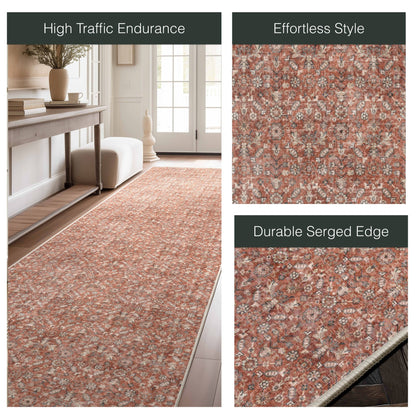 Well Woven - Red - Hilda Custom Rug