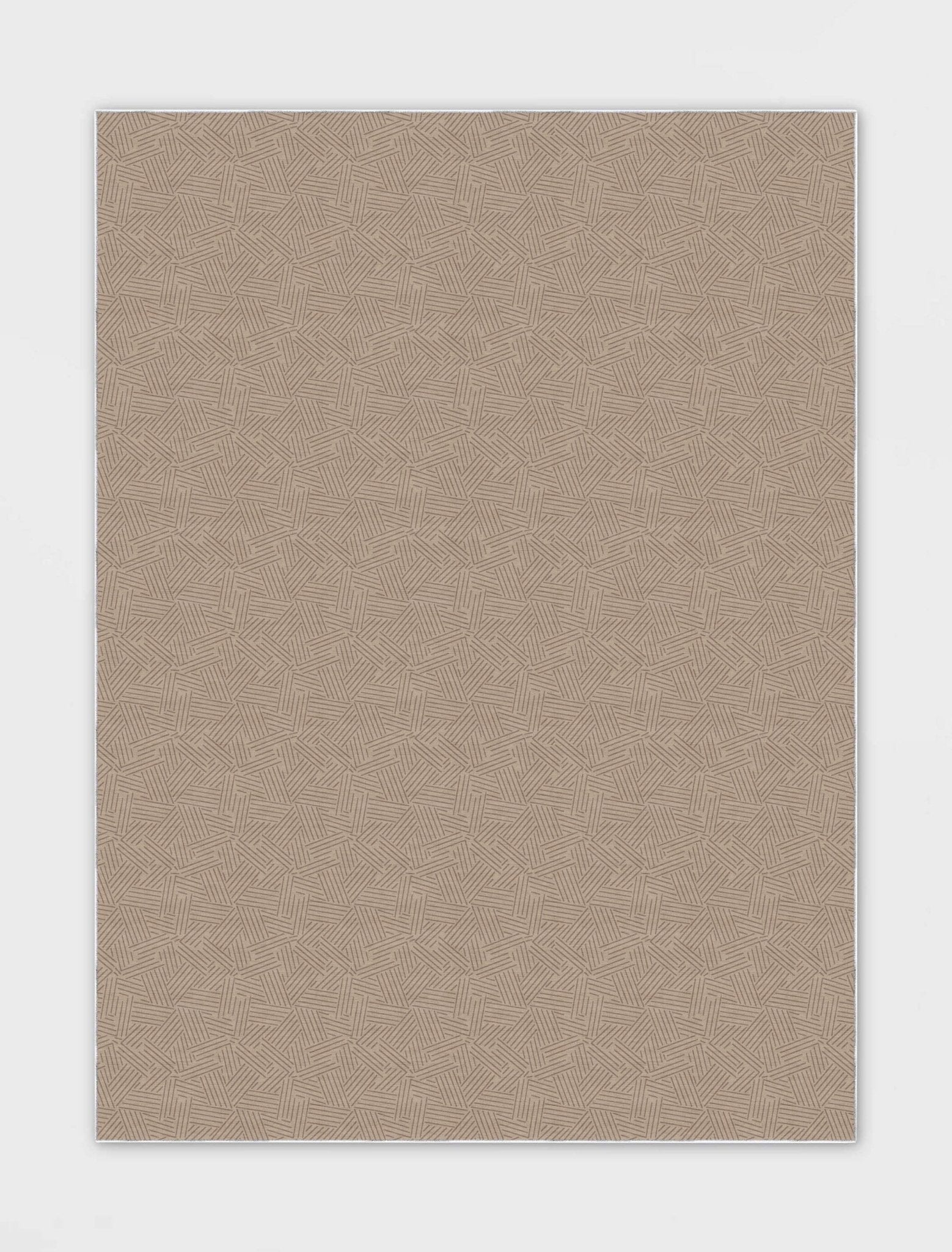Sigrid Custom Rug - Well Woven - Dark beige rug overhead 