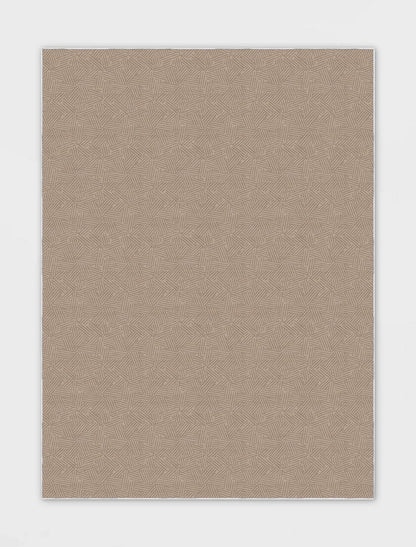 Sigrid Custom Rug - Well Woven - Dark beige rug overhead 