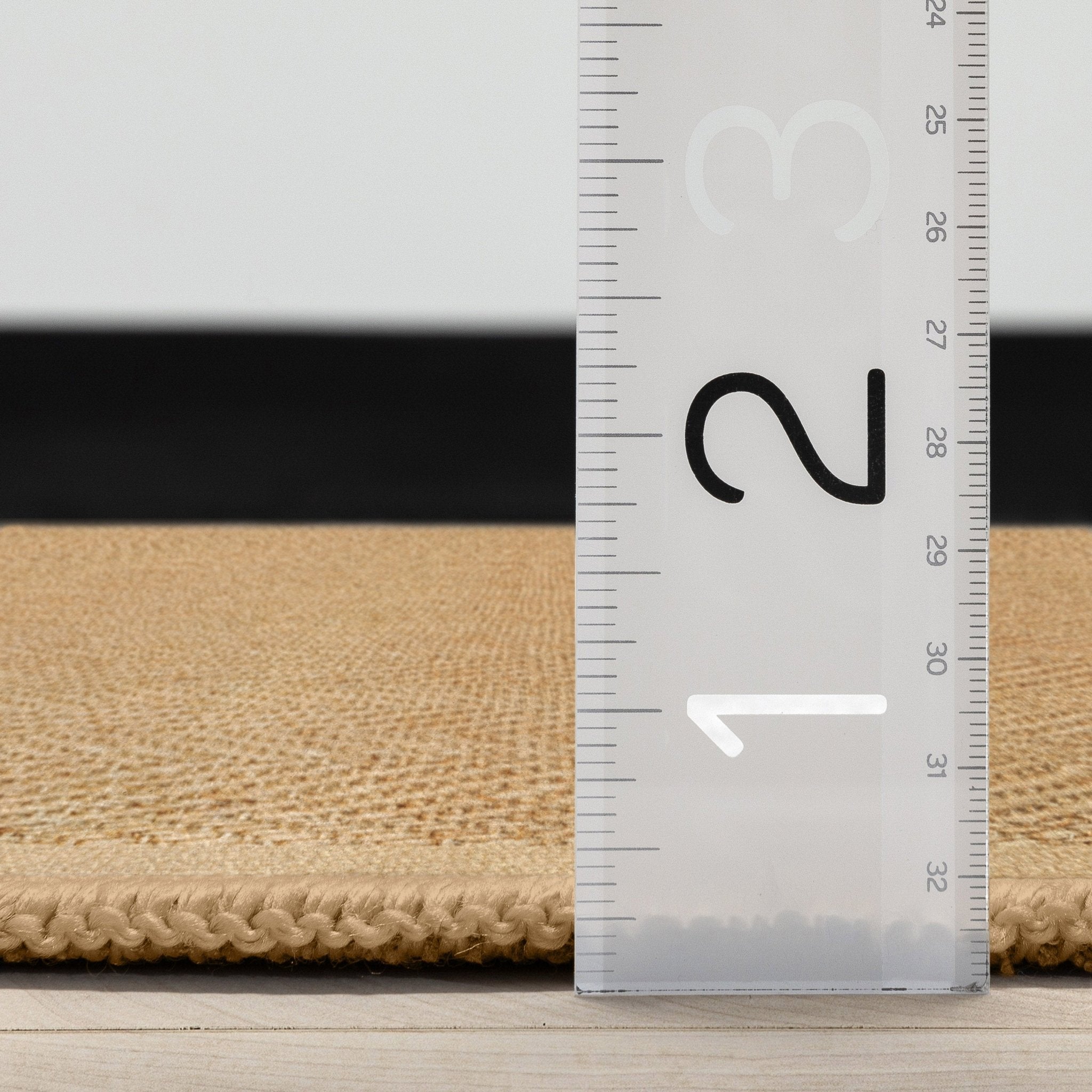 Well-Jute Boerboel Geometric Herringbone Beige Flatweave Rug Well Woven