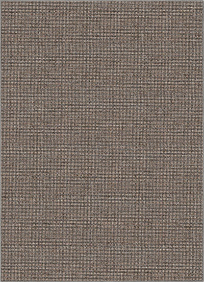 Well-Jute Airedale Farmohouse Solid & Striped Grey Flatweave 5' x 7' Rug Well Woven