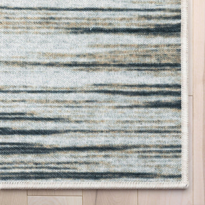 Custom Size Runner Modern Abstract Print Ivory Brown Choose Your Width x Choose Your Length Hallway Runner Rug Well Woven