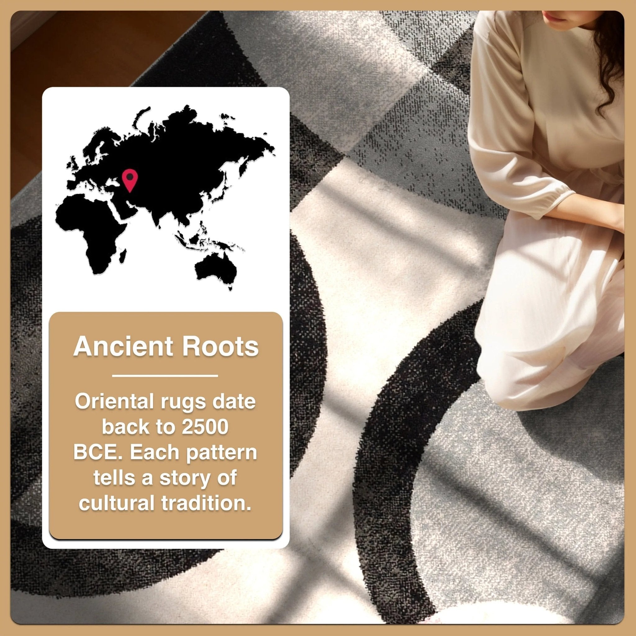 Avi Modern Geometric Grey Blush Rug Well Woven