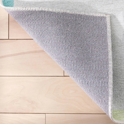 Hopscotch Modern Multi Kids Flat-Weave Rug Well Woven