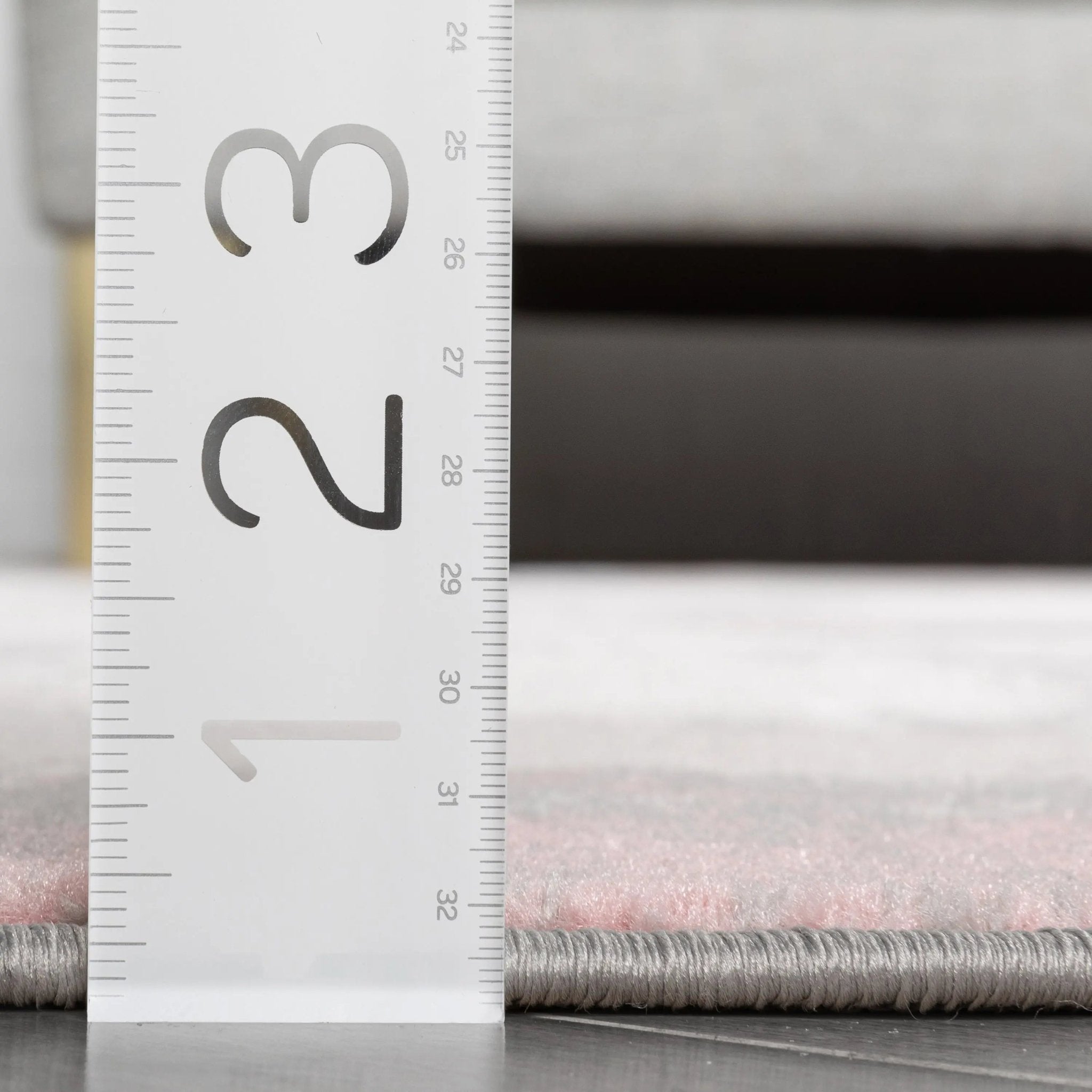 Kalia Modern Abstract Grey Blush Rug Well Woven	