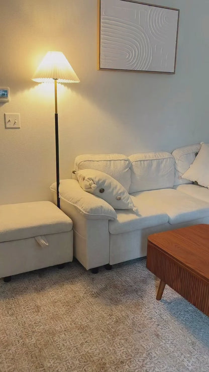 Ethos Echo Beige Floral Warm Earth Tone - Easy to Clean - Globally Inspired Patterns