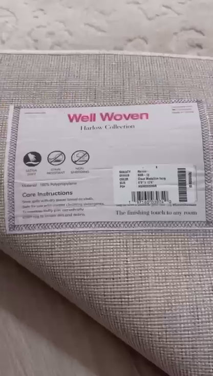 Cloud Medallion Heriz Soft Ivory Rug