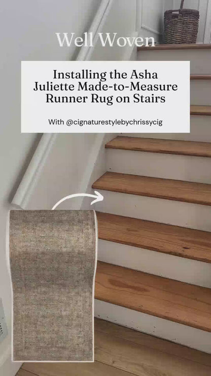 Custom Size Runner Juliette Vintage Persian Oriental Beige Choose Your Width x Choose Your Length Hallway Runner Rug