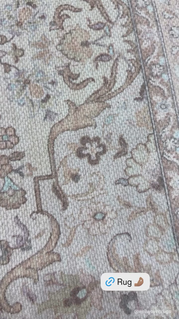 Athens Medallion Floral Rug – High-Density Modern Design