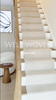 @mycozyhouse_ adds the Velluto Como Ivory Custom Runner Rug to their staircase to give it a beautiful, cozy new look.