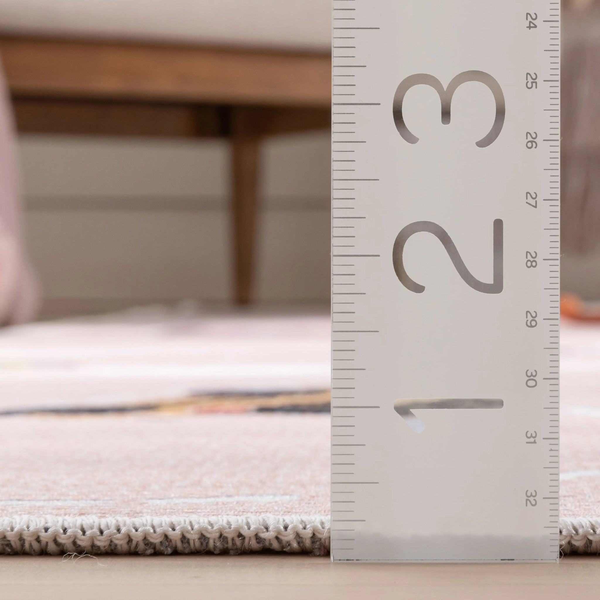 Traffic Modern Blush Kids Flat-Weave Rug Well Woven