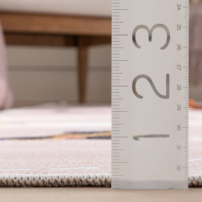 Traffic Modern Blush Kids Flat-Weave Rug Well Woven