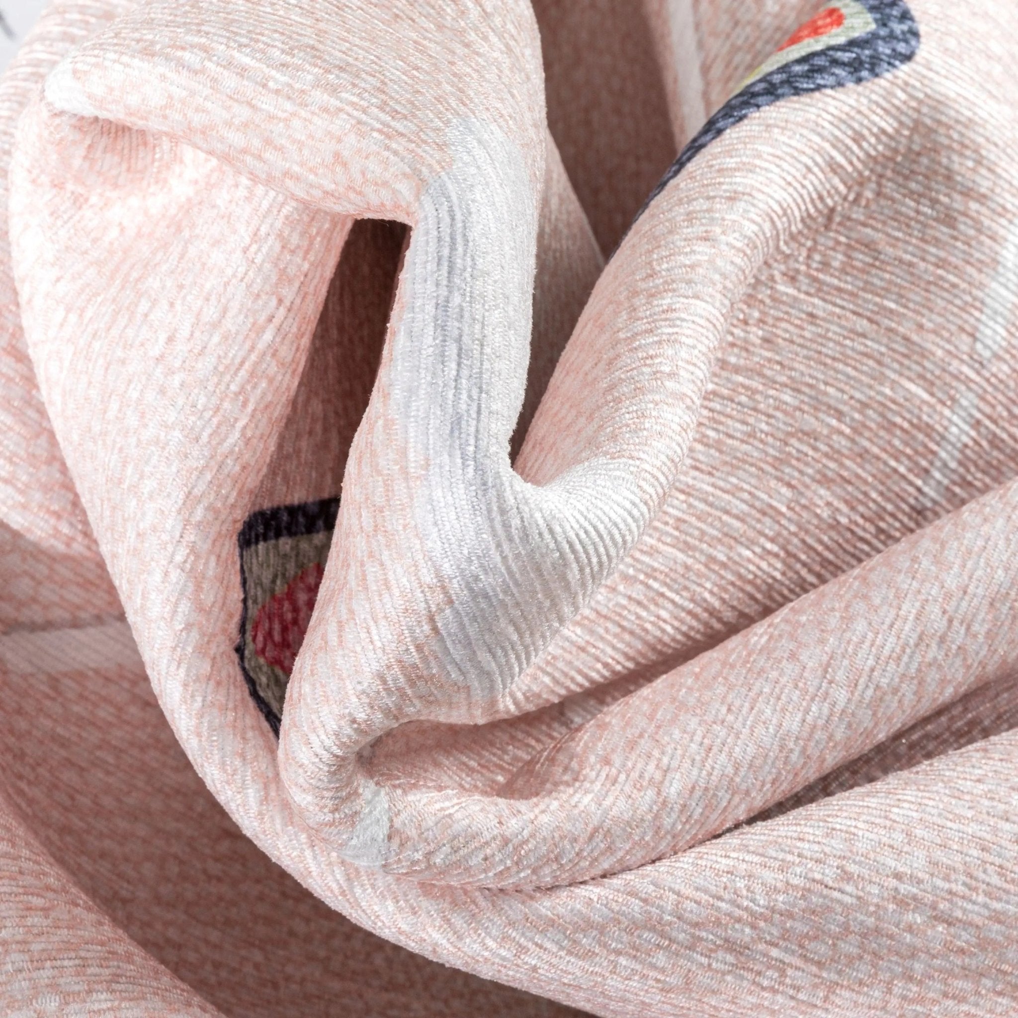 Traffic Modern Blush Kids Flat-Weave Rug Well Woven