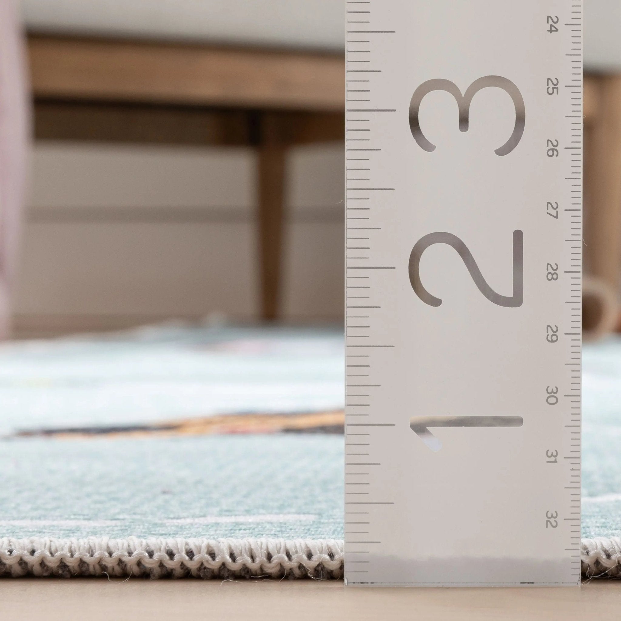 Traffic Modern Green Kids Flat-Weave Rug Well Woven