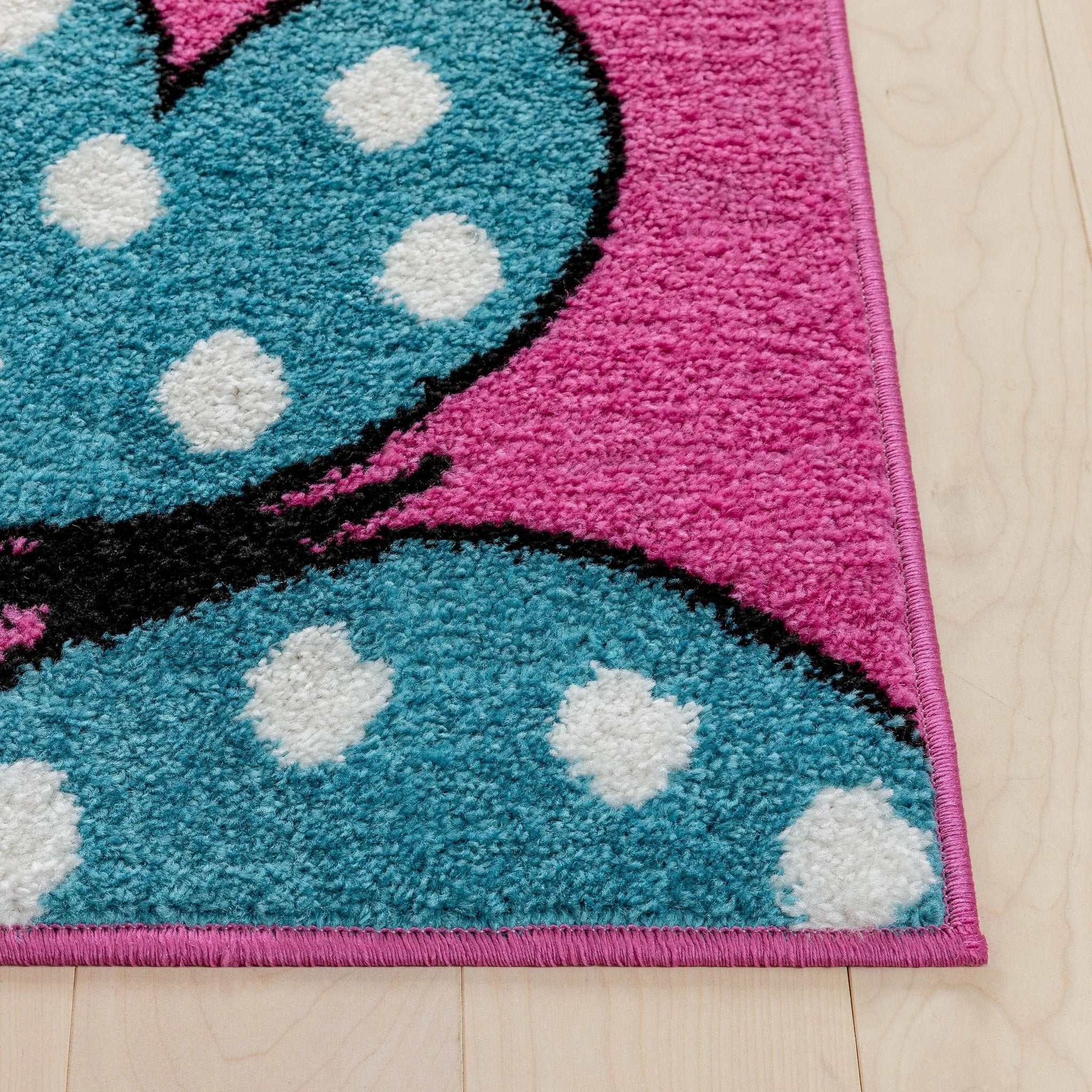 Starbright Daisy Butterflies Pink Rug Well Woven