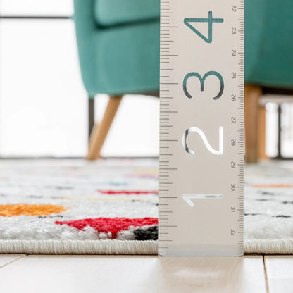 Starbright Dandy Dots And Stripes White Rug Well Woven