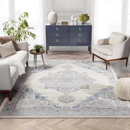 Branna Vintage Persian Blue Rug Well Woven