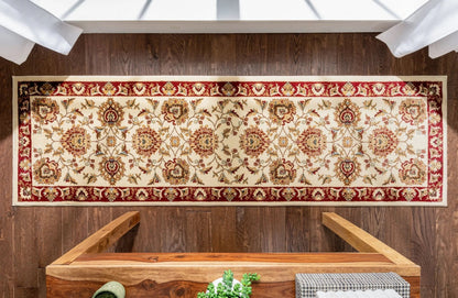 Abbasi Ivory Traditional Rug Well Woven