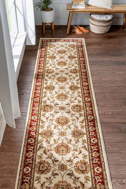 Abbasi Ivory Traditional Rug Well Woven