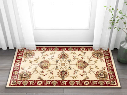 Abbasi Ivory Traditional Rug Well Woven