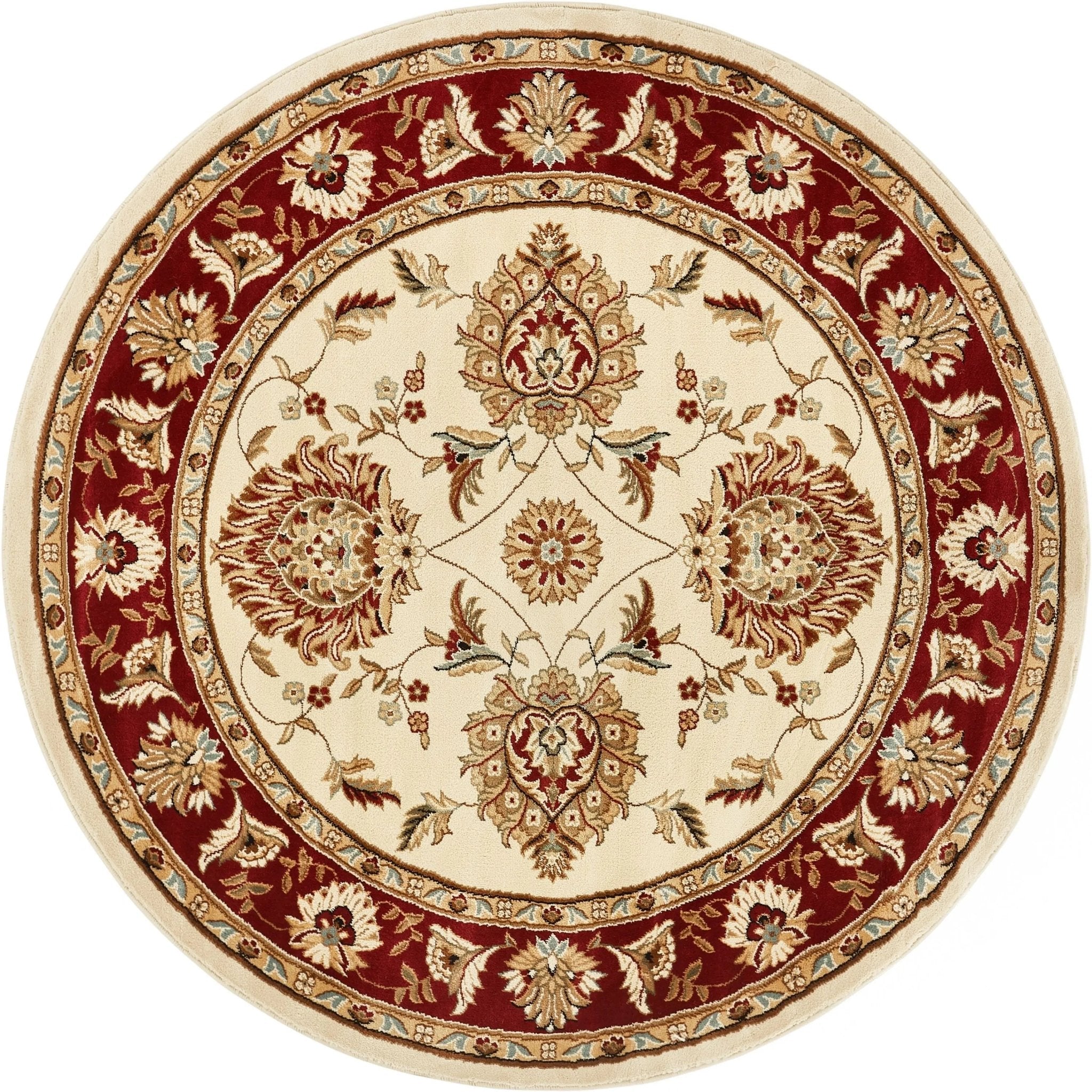 Abbasi Ivory Traditional Rug Well Woven