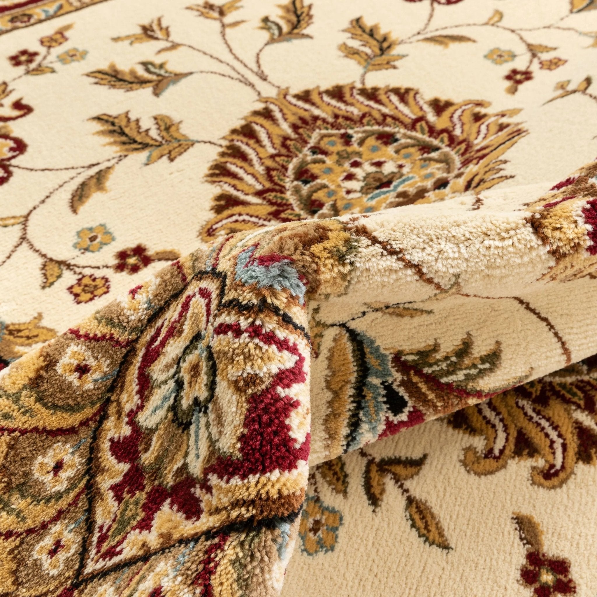 Abbasi Ivory Traditional Rug Well Woven