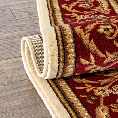 Fleur De Lis Ivory Formal Rug Well Woven