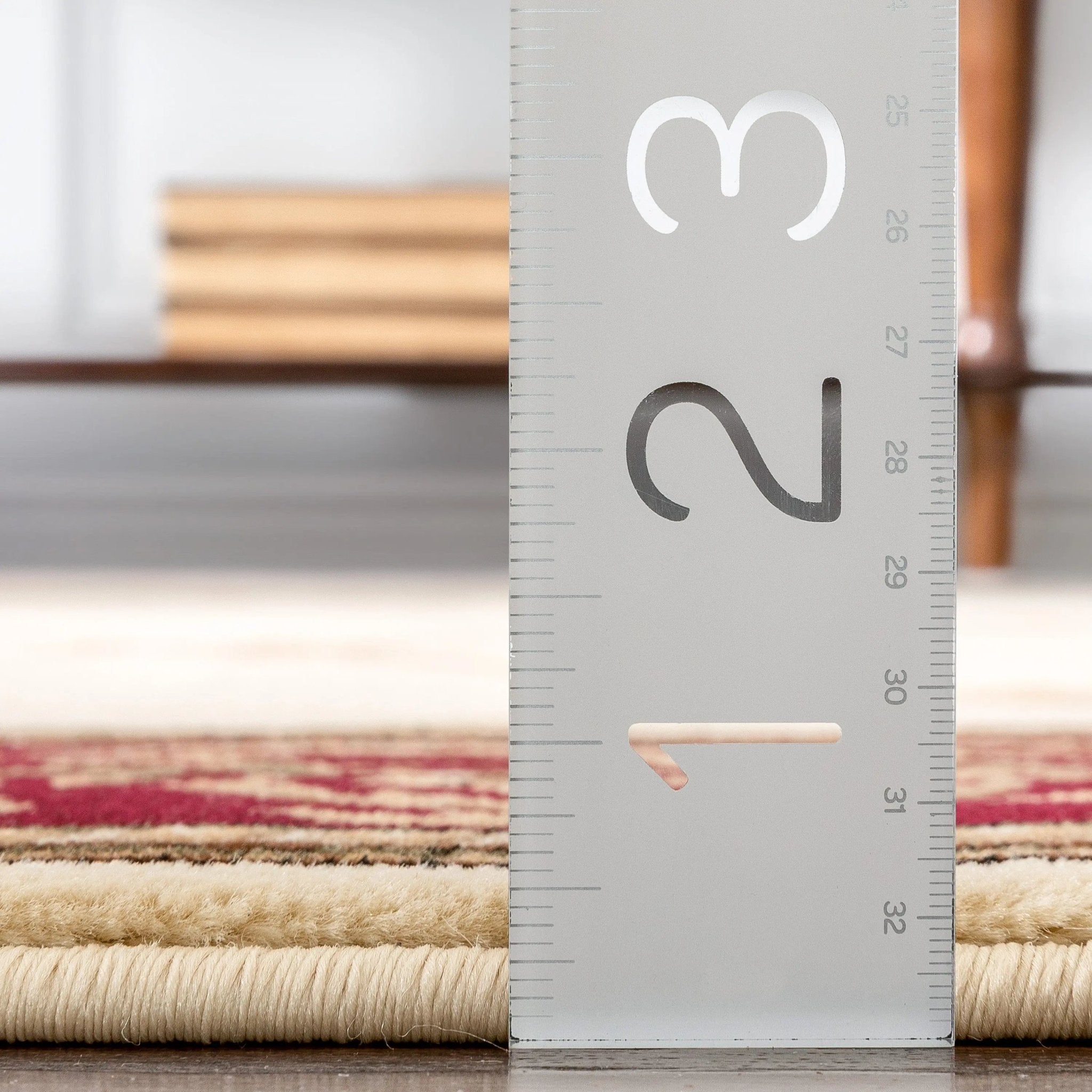 Fleur De Lis Ivory Formal Rug Well Woven