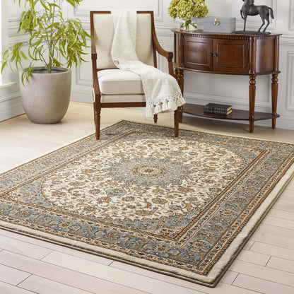 Aviva Ivory Traditional Rug Well Woven
