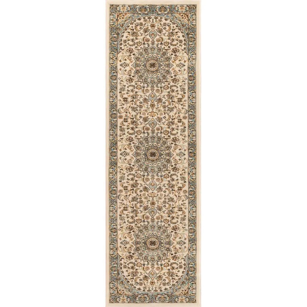 Aviva Ivory Traditional Rug Well Woven